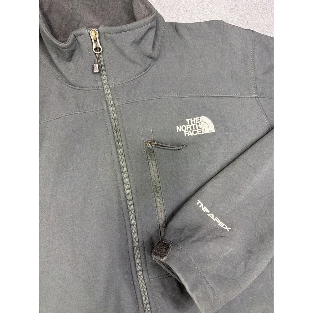 The North Face TNF Apex Softshell Jacket Black Mens‎ Large Bionic Outdoor